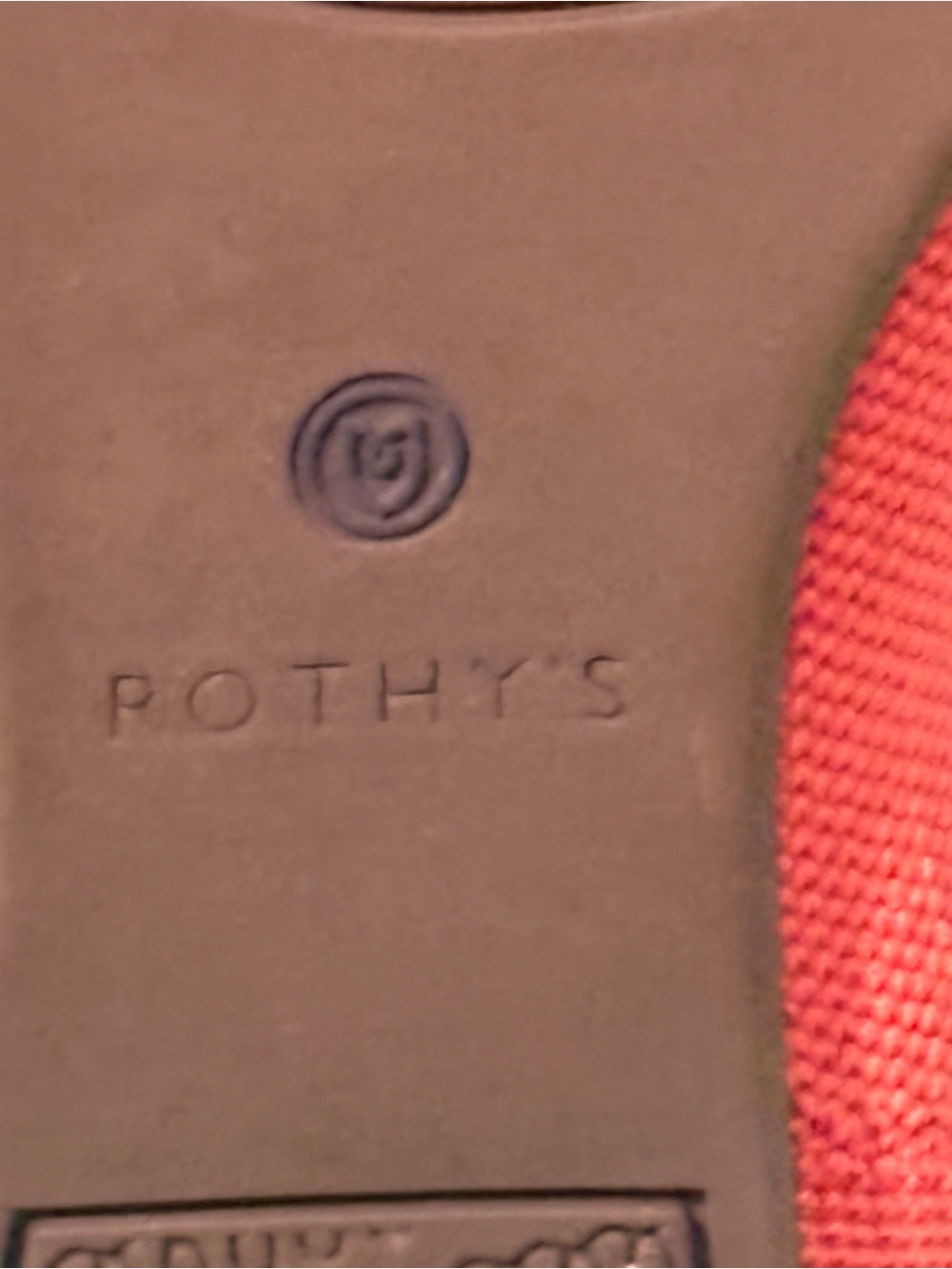 Authentic Rothy’s “The Point” Flats Retired Color Persimmon - Picture 4 of 4